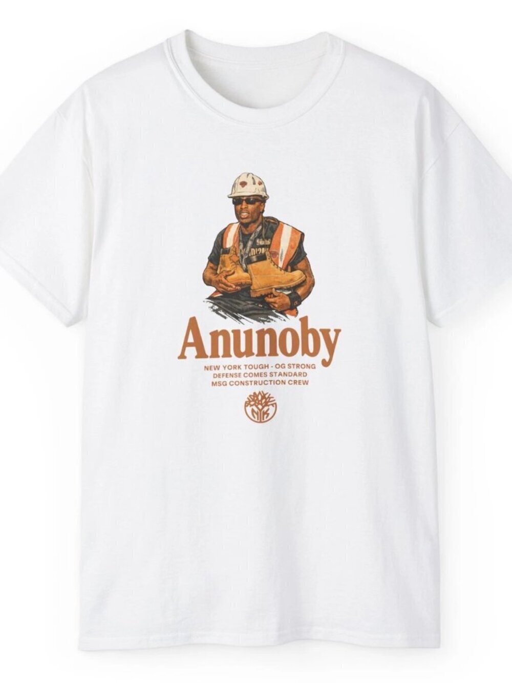 New York Knicks OG Anunoby NBA Basketball Fan Graphic Game Day Gift Art T-Shirt